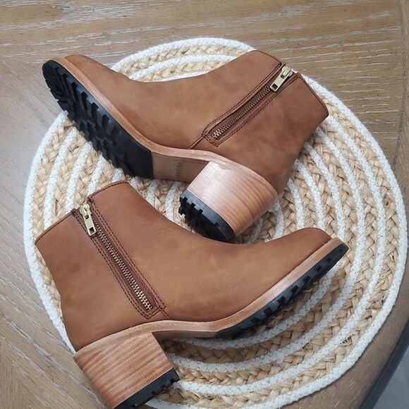Portland Leather Company Patina Ankle Bootie Women's Size 7.5 Canyon, Nwot - Picture 6 of 10